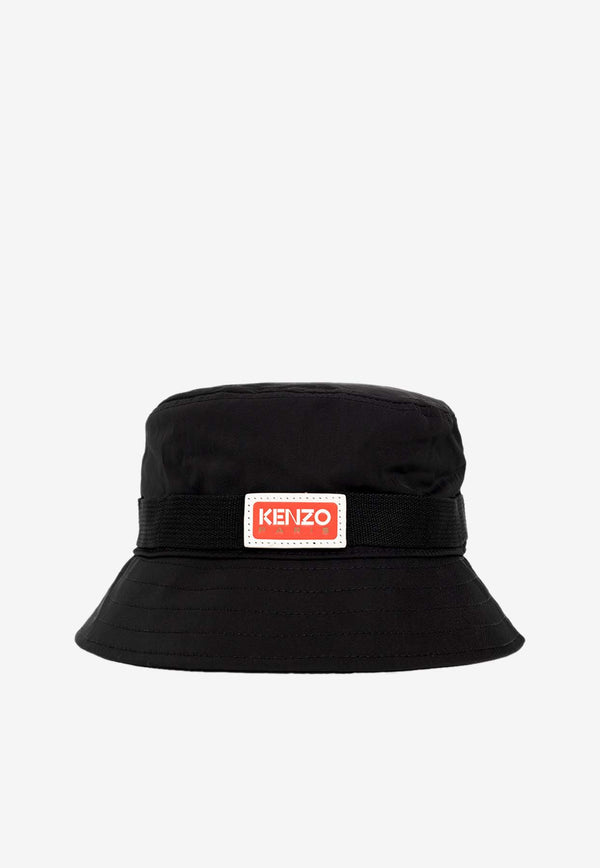 Kenzo Logo Bucket Hat FC65AC204 F30-99 Black