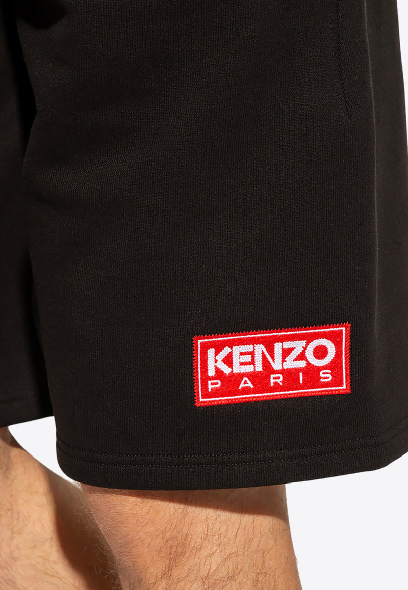 Kenzo Logo-Embroidered Bermuda Shorts FC65PA796 4ME-99J