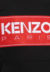 Kenzo Logo-Patch Hooded Sweatshirt FC65SW417 4ME-99J