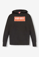 Kenzo Logo-Patch Hooded Sweatshirt FD52SW039 4MF-99J