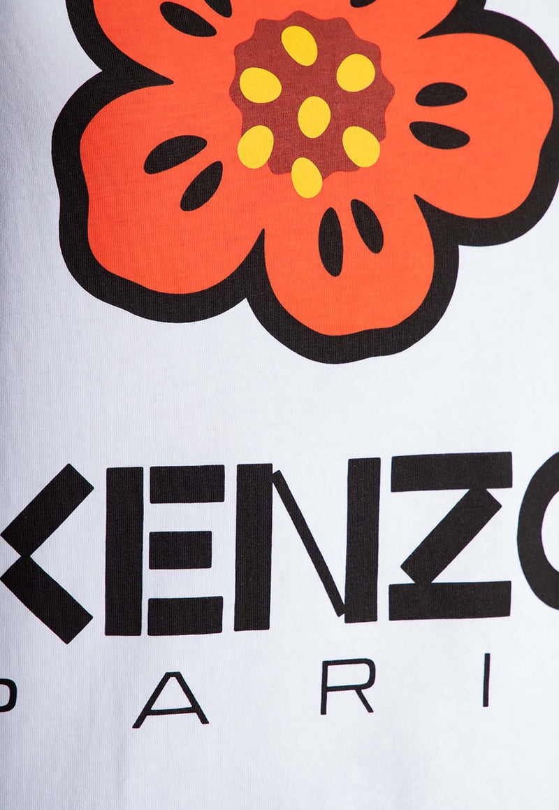 Kenzo Boke Flower Printed Crewneck T-shirt FD52TS039 4SO-01