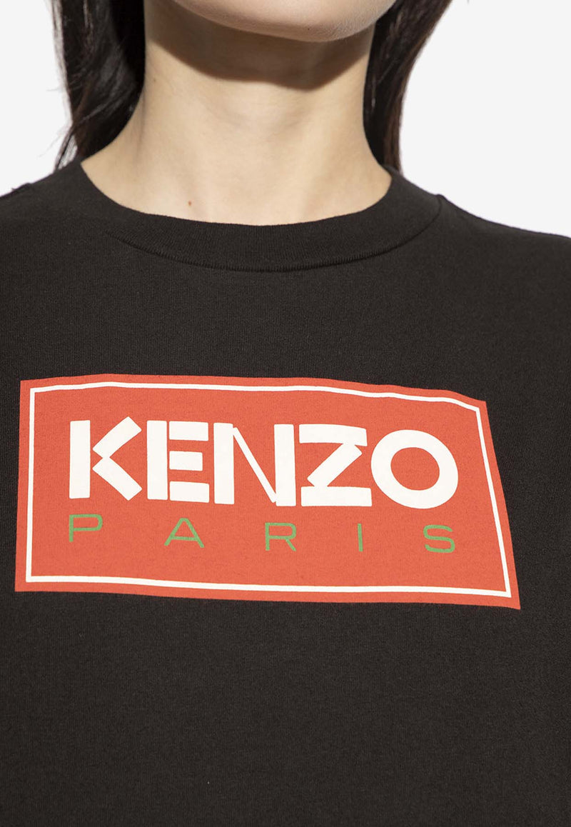Kenzo Logo-Printed Crewneck T-shirt FD52TS041 4SG-99J