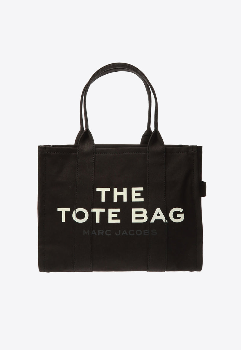 Marc Jacobs The Large Logo Print Tote Bag Black M0016156 0-001