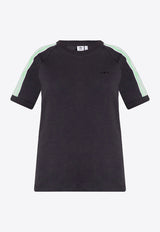 Adidas Originals Crewneck T-shirt with Logo Tape Black HL9170 0-BLACK