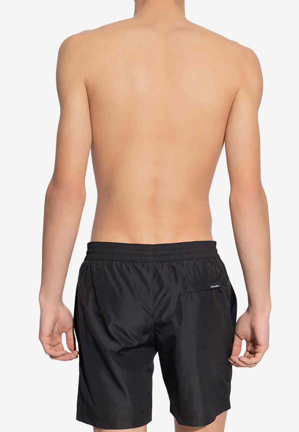 Dolce & Gabbana DG Logo Swim Shorts Black M4E27T FUSFW-N0000