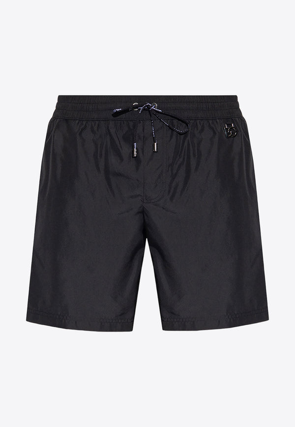Dolce & Gabbana DG Logo Swim Shorts Black M4E27T FUSFW-N0000