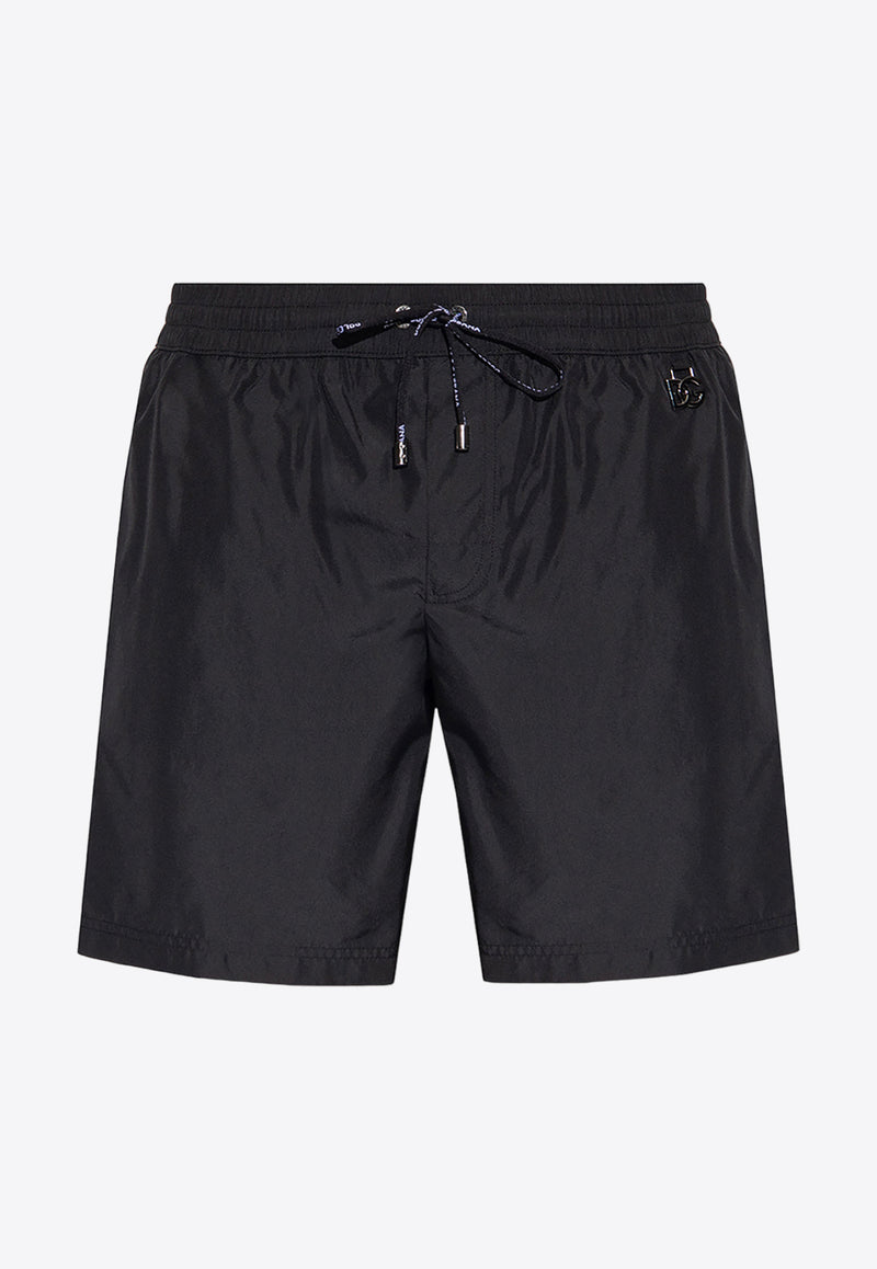 Dolce & Gabbana DG Logo Swim Shorts Black M4E27T FUSFW-N0000