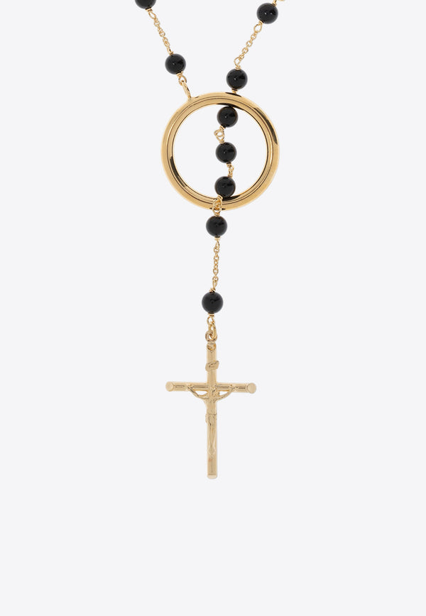 Dolce & Gabbana Rosary Motif Necklace Gold WNN7S8 W1111-ZOO00