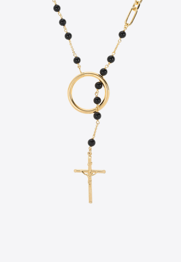 Dolce & Gabbana Rosary Chain Necklace Gold WNN8S3 W1111-ZOO00