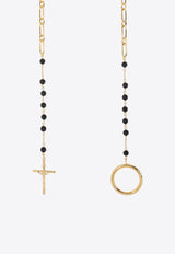 Dolce & Gabbana Rosary Chain Necklace Gold WNN8S3 W1111-ZOO00