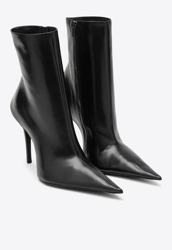 Balenciaga Witch 110 Pointed Ankle Boots Black 747603WBCW0/N_BALEN-1000