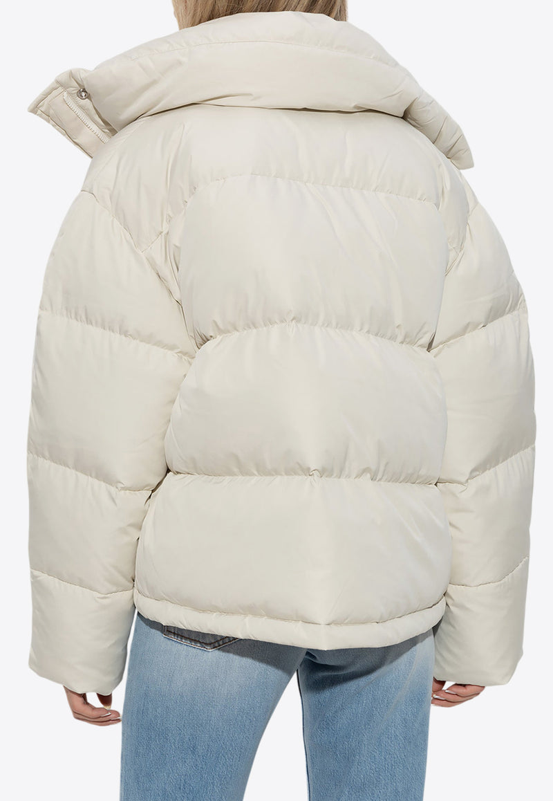 Acne Studios Quilted Down Jacket Cream 6202131010