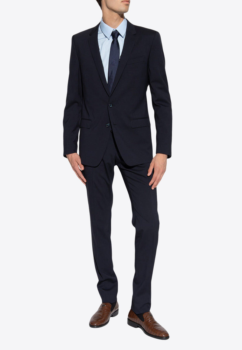 Dolce & Gabbana Single-Breasted Wool Tailored Suit Navy 62032930