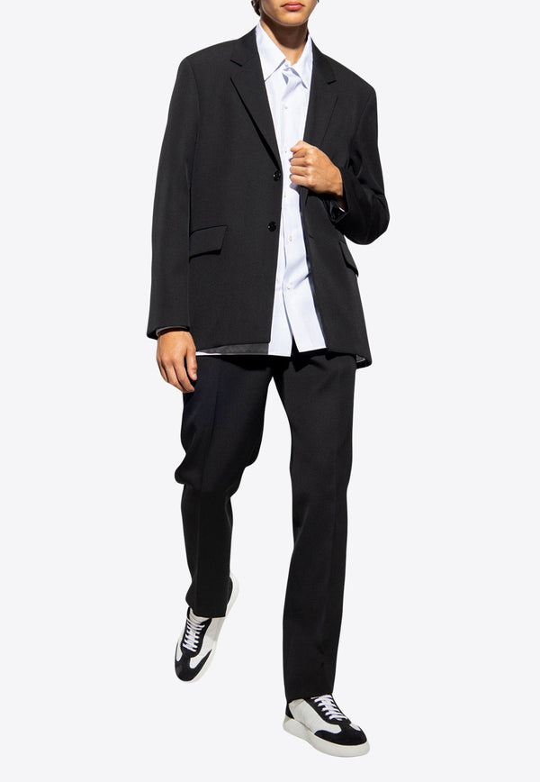 Jil Sander Single-Breasted Wool Suit Black 6203293000