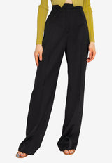 Jacquemus Tailored Pants with Pressed-Crease Black 6204691800