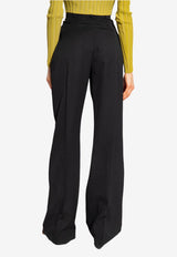 Jacquemus Tailored Pants with Pressed-Crease Black 6204691800