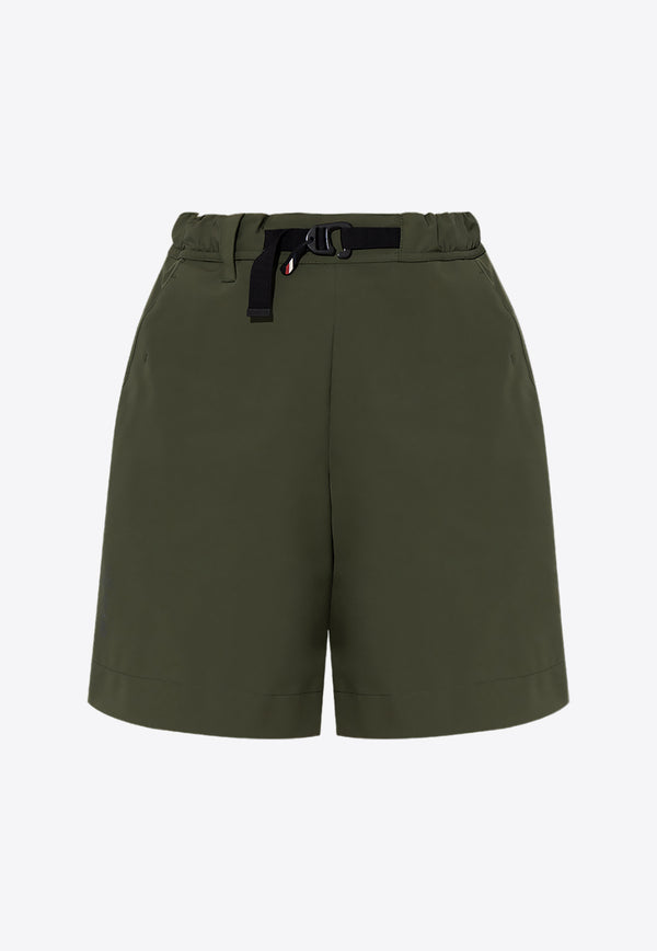 Moncler Grenoble Water-Repellent Bermuda Shorts Green I20982B00001 53066-889