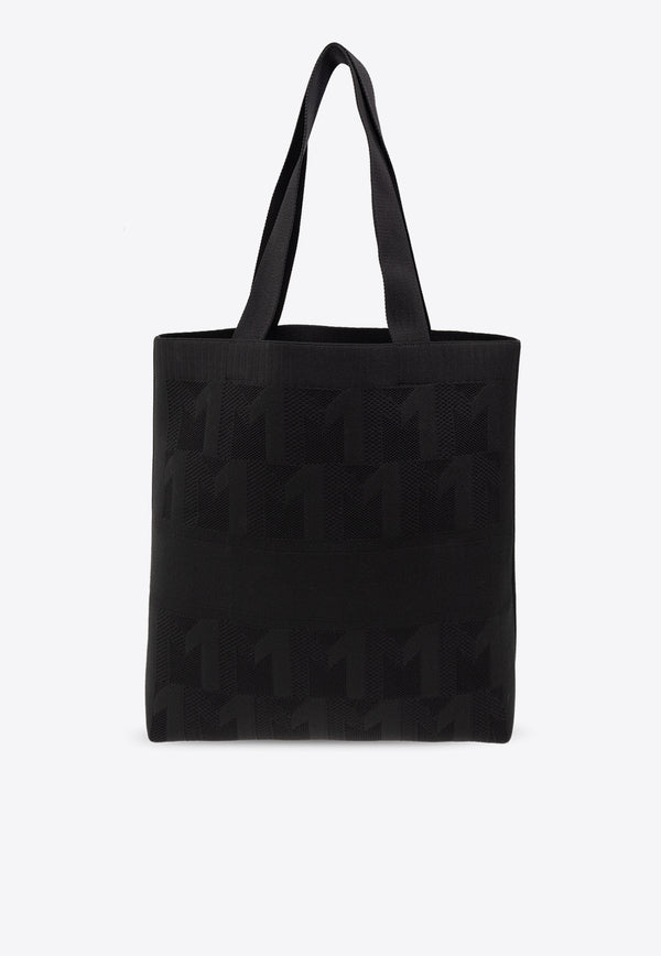Moncler Logo-Embroidery Top Handle Bag Black I209A5D00009 M3706-F99