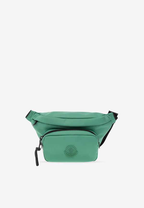 Moncler Logo-Patch Belt Bag Green I209A5M00005 M2388-847