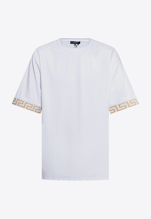 Versace La Greca Crewneck T-shirt White 1004079 A232185-2W110