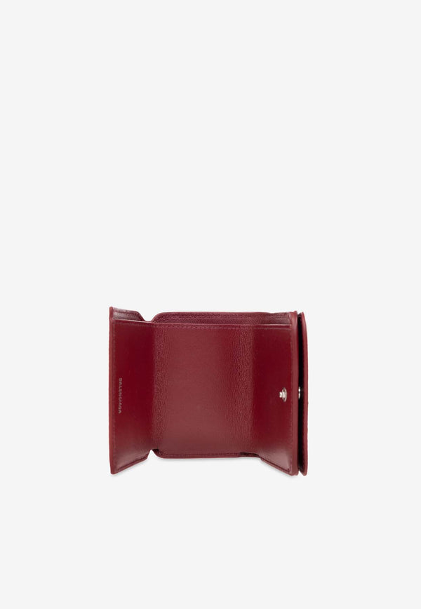 Balenciaga Mini Cash Grained-Leather Wallet 593813 1IZI3-6091