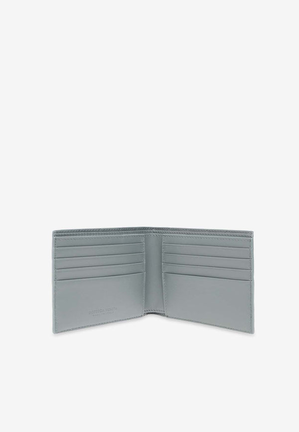 Bottega Veneta Bi-Fold Intrecciato Leather Wallet Slate 743211 VCPQ4-1614