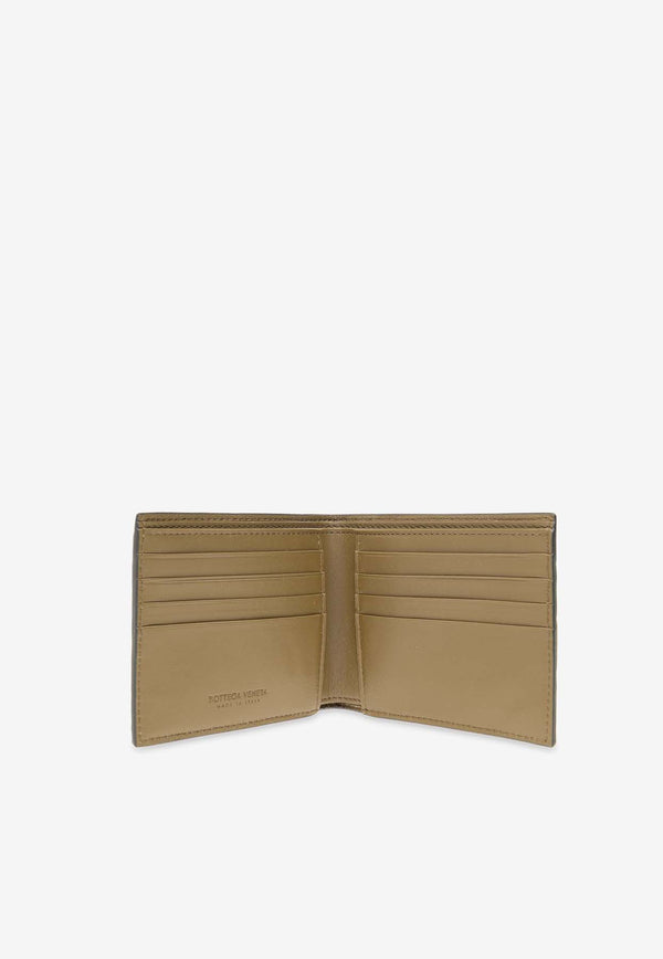 Bottega Veneta Bi-Fold Intrecciato Leather Wallet Dark Green 743211 VCPQ6-1878