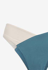 Dialogue Two-Tone Bikini Bottoms
