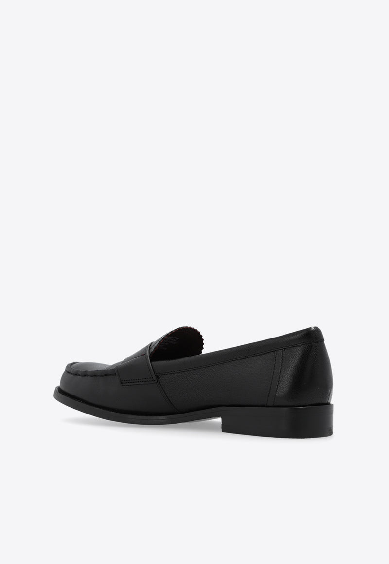 Tory Burch Classic Leather Loafers  Black 150907 0-006