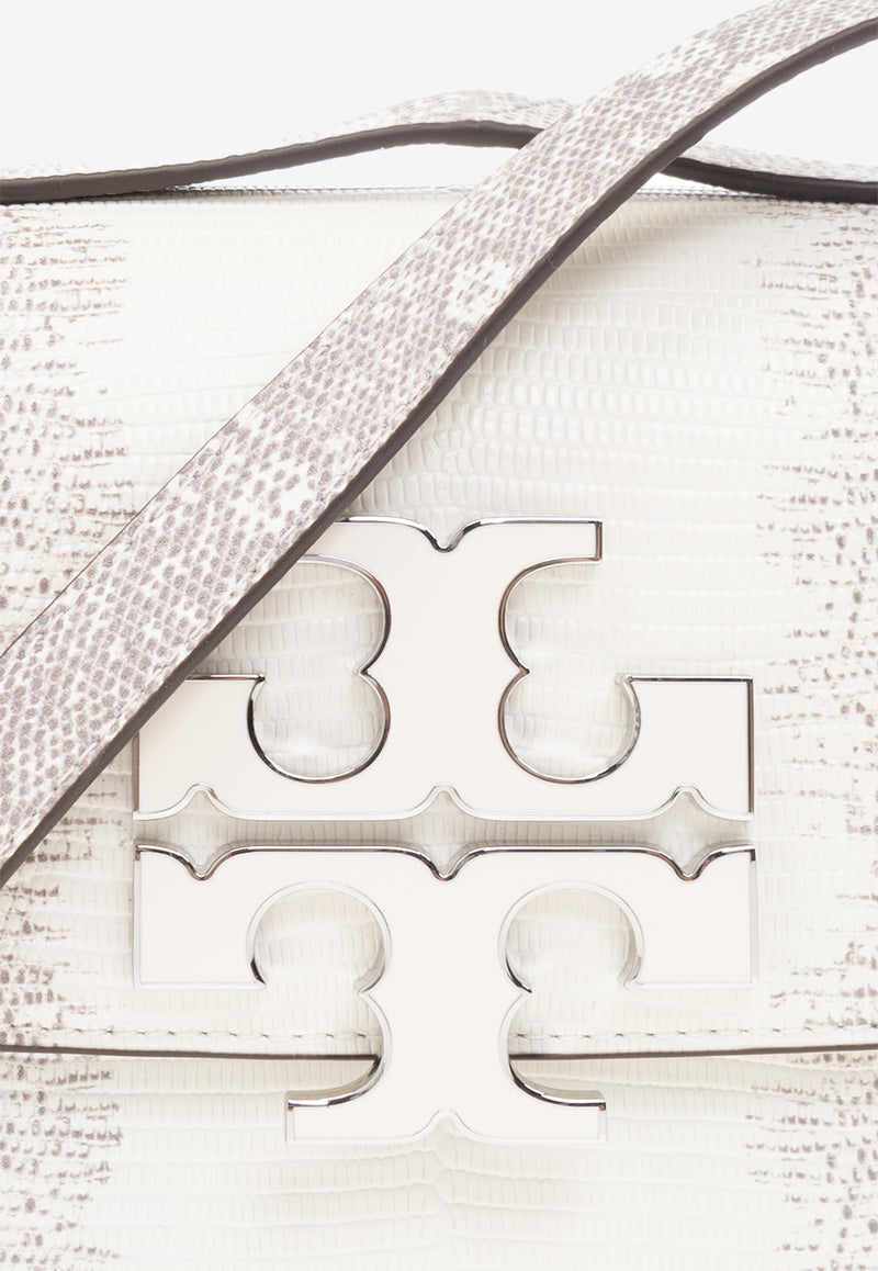 Tory Burch Small Eleanor Lizard Embossed Shoulder Bag White 153066 0-100