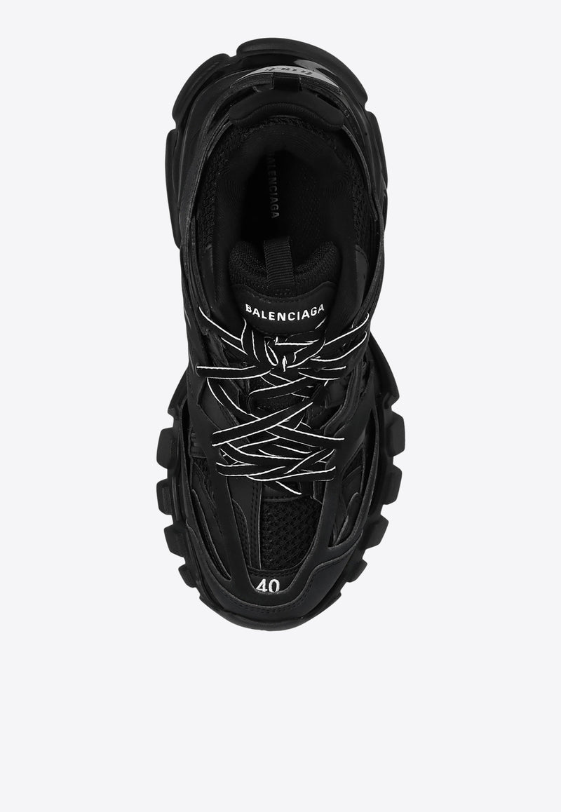 Track Nylon and Mesh Low-Top Sneakers