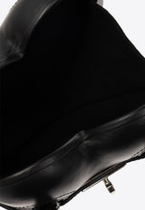 Moschino Heart Shaped Interwoven Shoulder Bag Black 2327 A7459 8024-2001