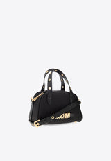 Moschino Logo Lettering Shoulder Bag Black 2327 B7431 8202-1555