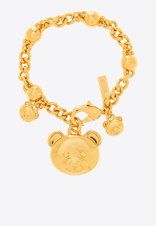 Moschino Teddy Bear Chain Bracelet Gold 23271 A9112 8406-0606