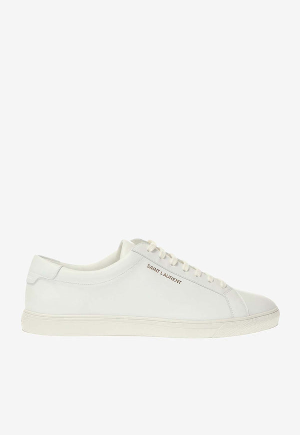 Saint Laurent Andy Low-Top Leather Sneakers 606833 0M500-9030
