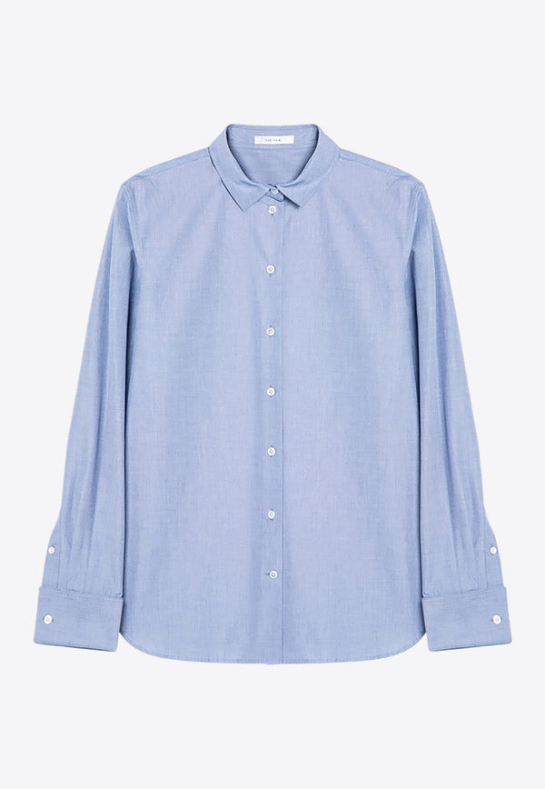 The Row Classic Long-Sleeved Shirt Light Blue 7504W3231/P_THERO-SBL