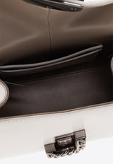 Marc Jacobs The Mini St. Marc Leather Top Handle Bag White 2P3HSC004H01 0-100