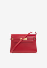 Saint Laurent Manhattan Calf Leather Shoulder Bag Red 579271 0SX0W-6805