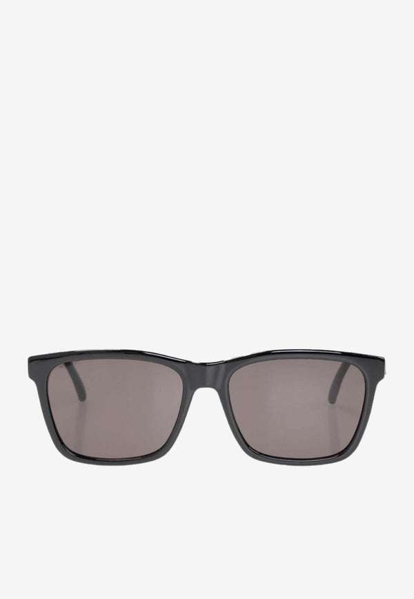 Saint Laurent Signature Square Sunglasses Black 588023 Y9901-1000
