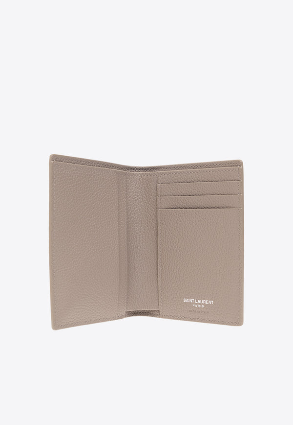 Saint Laurent Tiny Cassandre Bi-Fold Cardholder in Leather 668736 DTI0E-2826