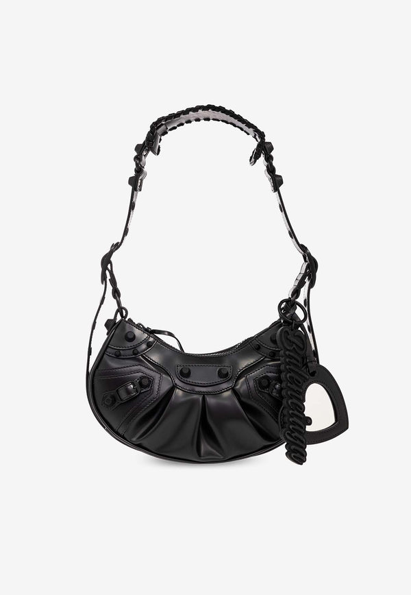 Balenciaga XS Le Cagole Leather Shoulder Bag 671309 2AAO0-1000