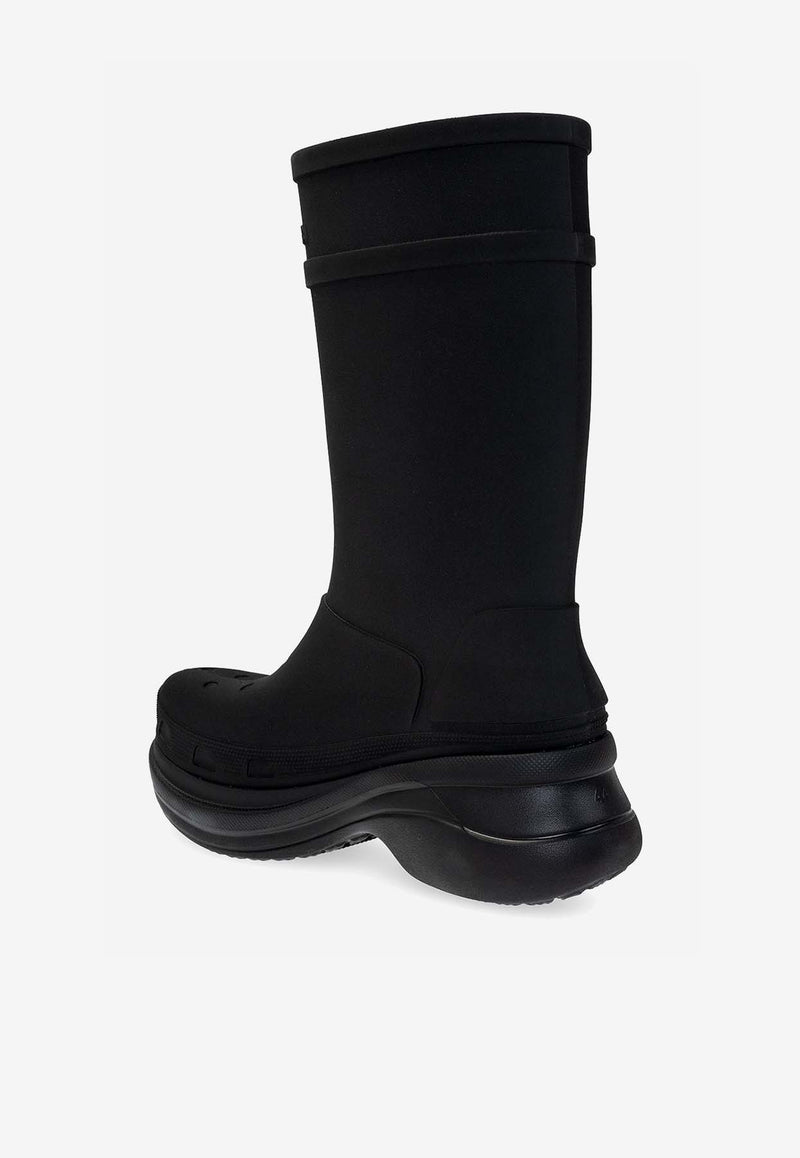 Balenciaga X Crocs Logo-Detail Rain Boots 677384 W1S8E-1000