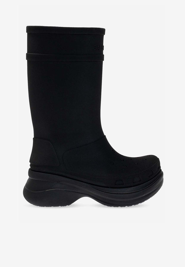 Balenciaga X Crocs Logo-Detail Rain Boots 677384 W1S8E-1000