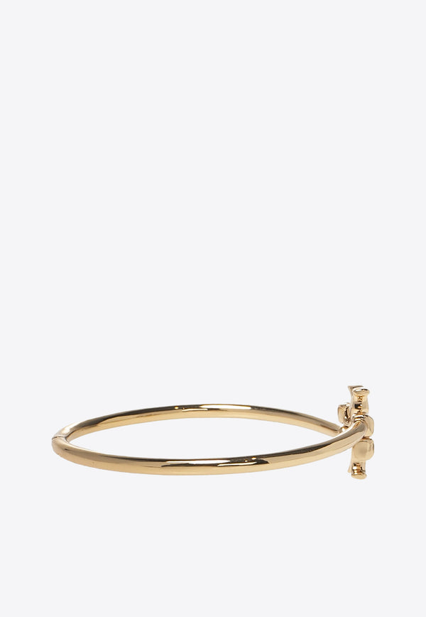 Tory Burch Eleanor Hinged Cuff Bracelet Gold 73878 0-720