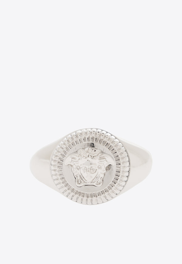 Versace Medusa Biggie Emblem Ring Silver 1009248 1A00620-3J030