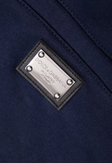 Dolce & Gabbana Kids Girls Logo-Tape Track Pants Navy L4JPII G7JT7-B0065