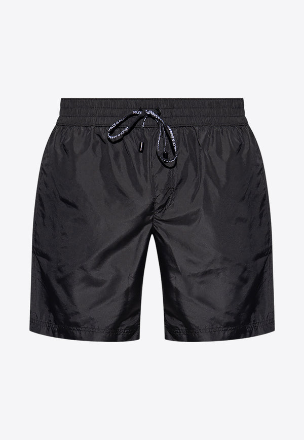 Dolce & Gabbana Logo-Patched Swim Shorts M4E99T FUSFW-N0000