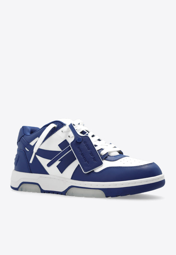 Off-White Out Of Office Low-Top Sneakers  Navy OMIA189C99 LEA007-0142