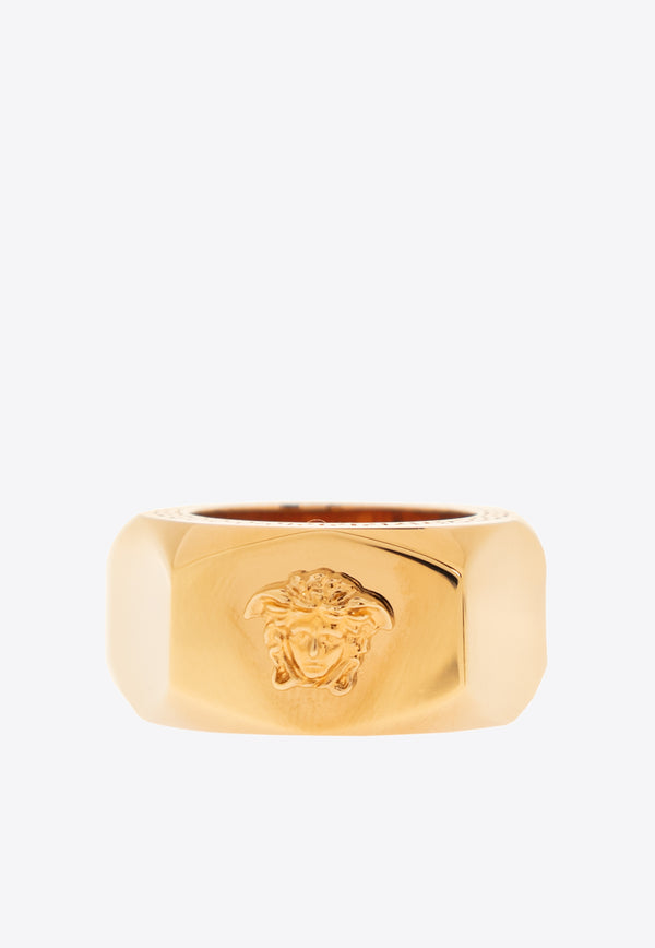 Versace Medusa Bolt-Shaped Ring Gold 1011727 1A00620-3J000