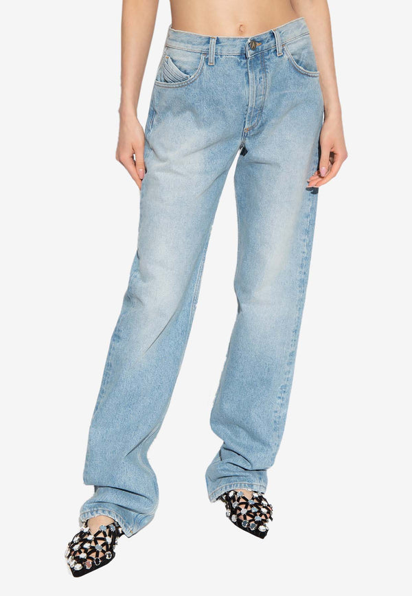 The Attico Classic Straight-Leg Jeans 246WCP73 D085-024